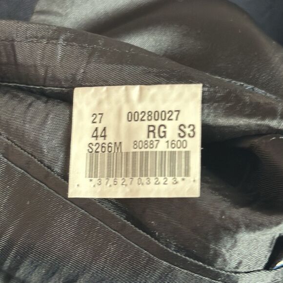 Brooks Brothers 346 Two-Buttons Wool Blazer Navy Blue with Gold Buttons 44R - Picture 12 of 14